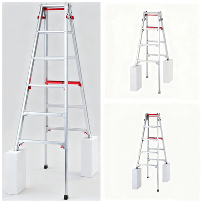 Telescopic Multi-Purpose Folding Ladders – Professional Grade, Adjustable【Maximum load:175KG】